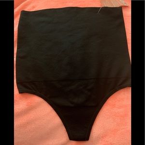 Nylon seamless high waist thong Small/Medium